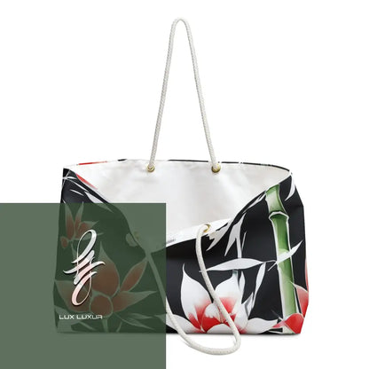 Blossoms And Bamboo Bag Bags