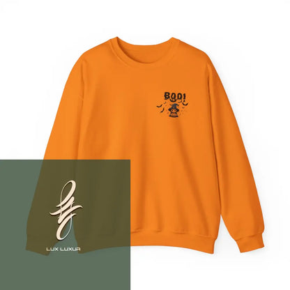 Boo Crewneck Sweatshirt Safety Orange / S