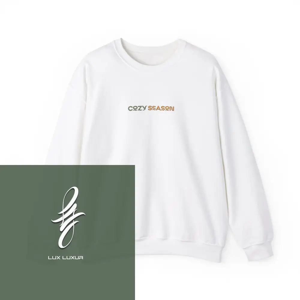 Cozy Season Crewneck Sweatshirt White / S