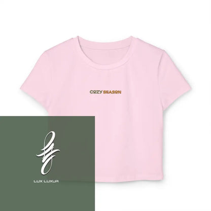 Cozy Season Women’s Baby Tee M / Light Pink T-Shirt