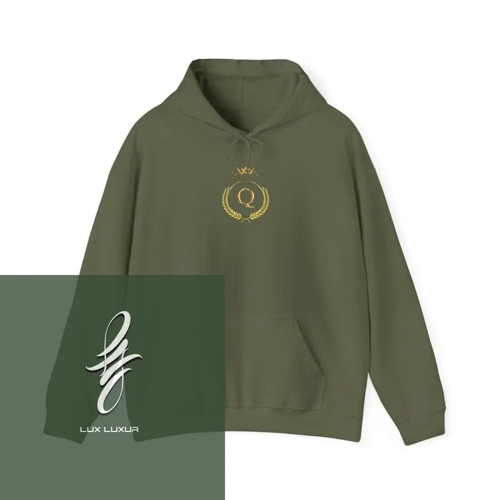 Crowned Queen Heavy Blend™ Hooded Sweatshirt Military Green / S Hoodie