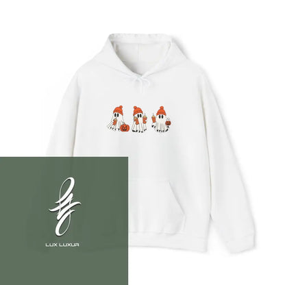 Cute Ghosts Hooded Sweatshirt White / S Hoodie