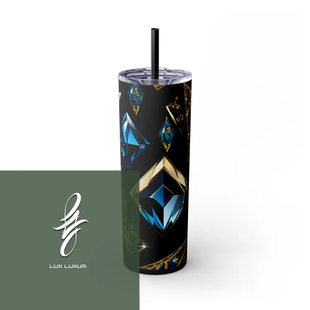 Deluxe Amore Skinny Tumbler Matte / Black 20Oz Mug