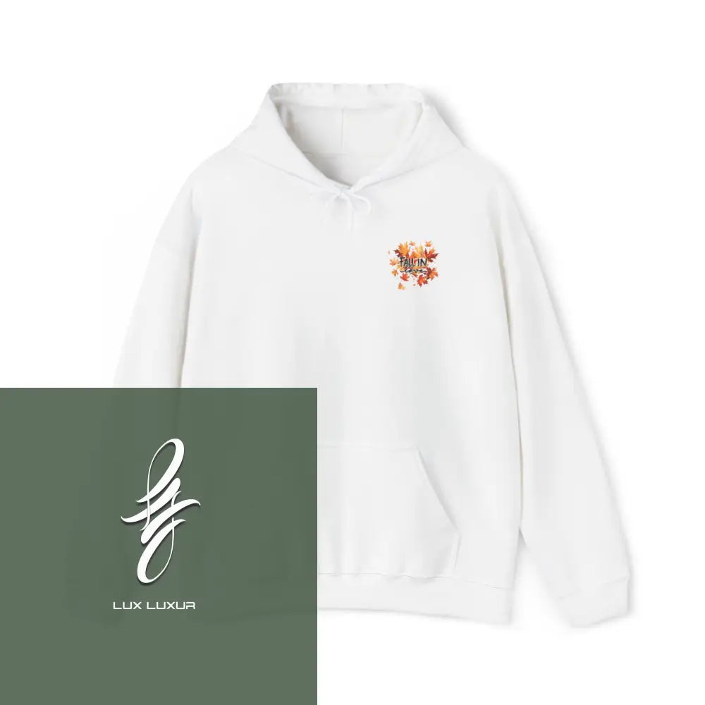 Fall In Love Hooded Sweatshirt White / S Hoodie