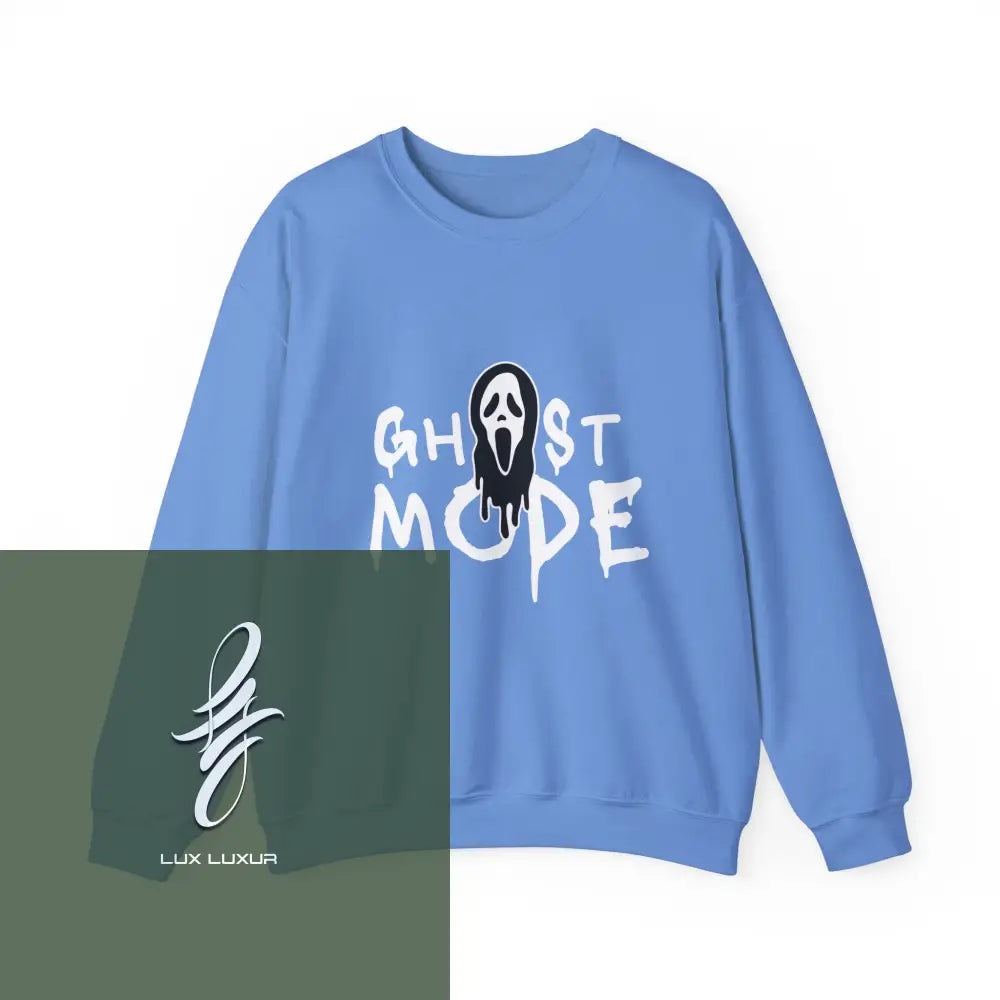 Ghost Mode Crewneck Sweatshirt Carolina Blue / S