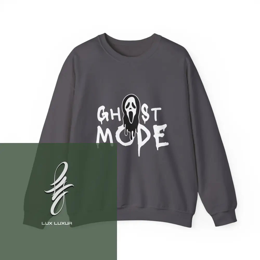 Ghost Mode Crewneck Sweatshirt Charcoal / S