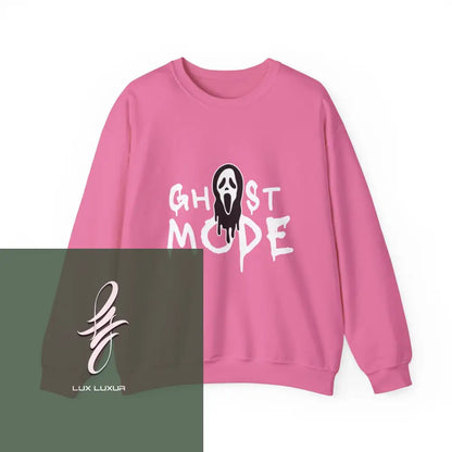 Ghost Mode Crewneck Sweatshirt Safety Pink / S