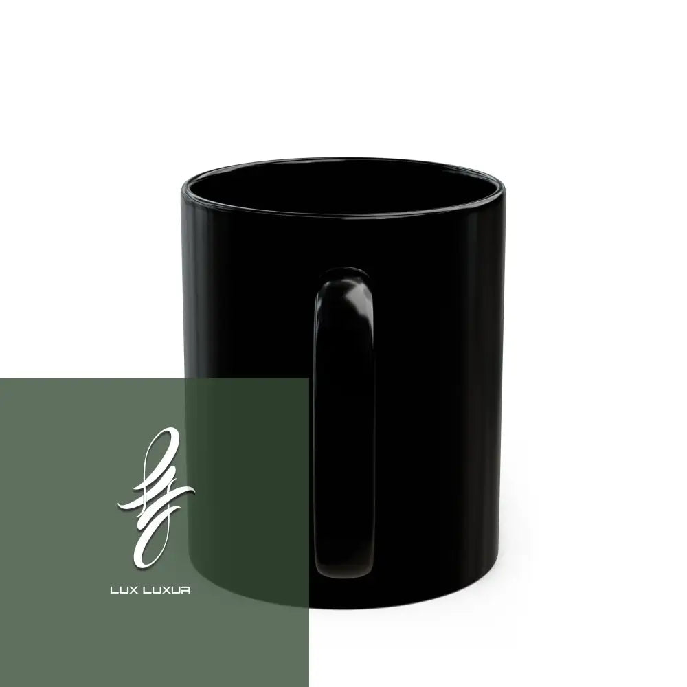 Healing Energy Black Mug