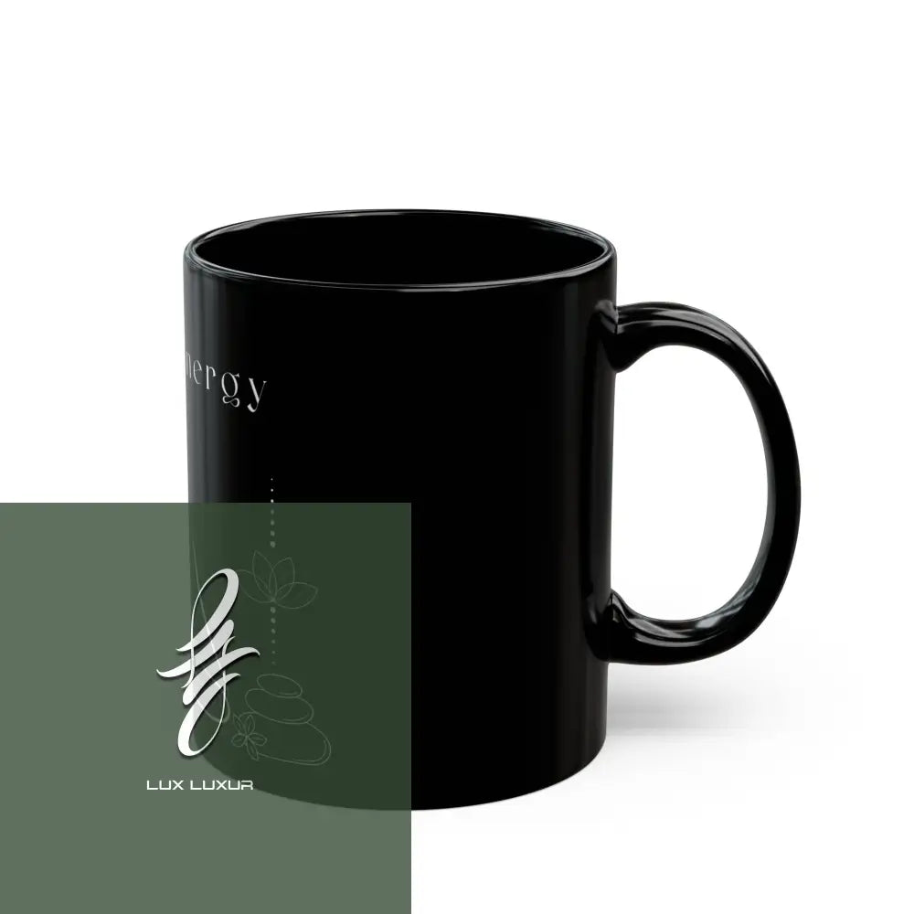 Healing Energy Black Mug