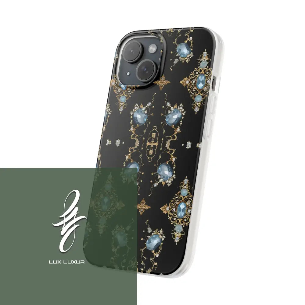 Icy Frosted Elegance Phone Case