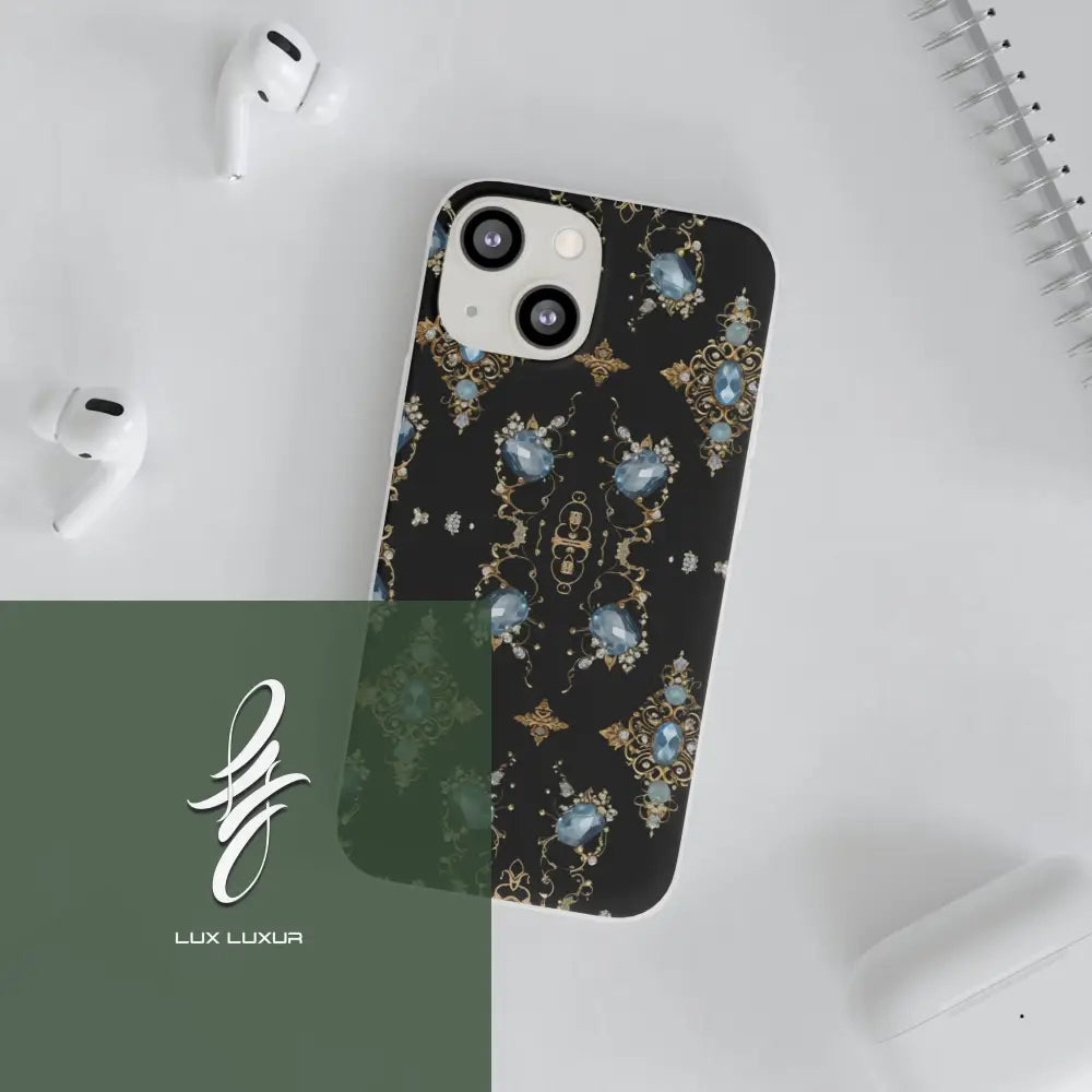 Icy Frosted Elegance Phone Case