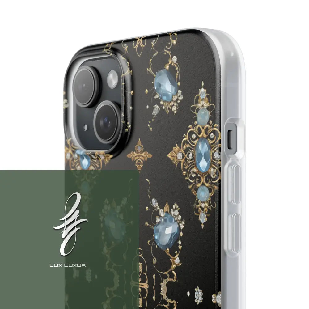 Icy Frosted Elegance Phone Case