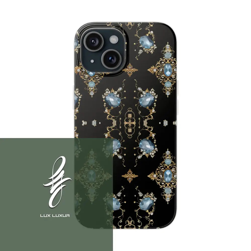 Icy Frosted Elegance Phone Case Iphone 15