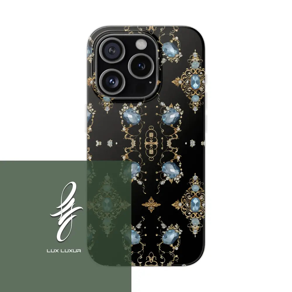 Icy Frosted Elegance Phone Case Iphone 15 Pro