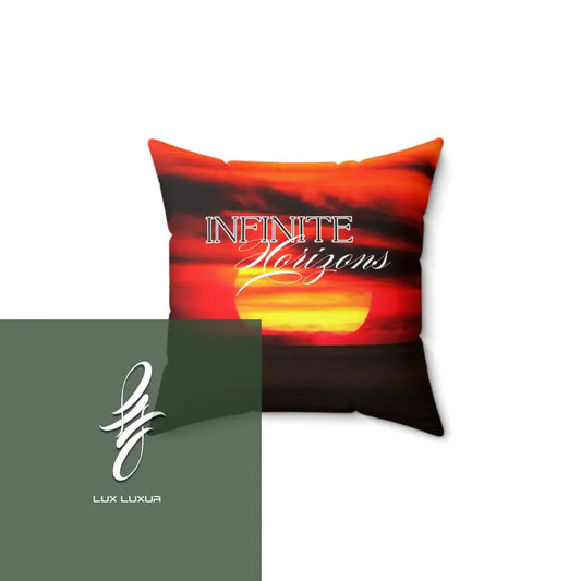 Infinite Horizons Square Pillow 14’’ × Home Decor