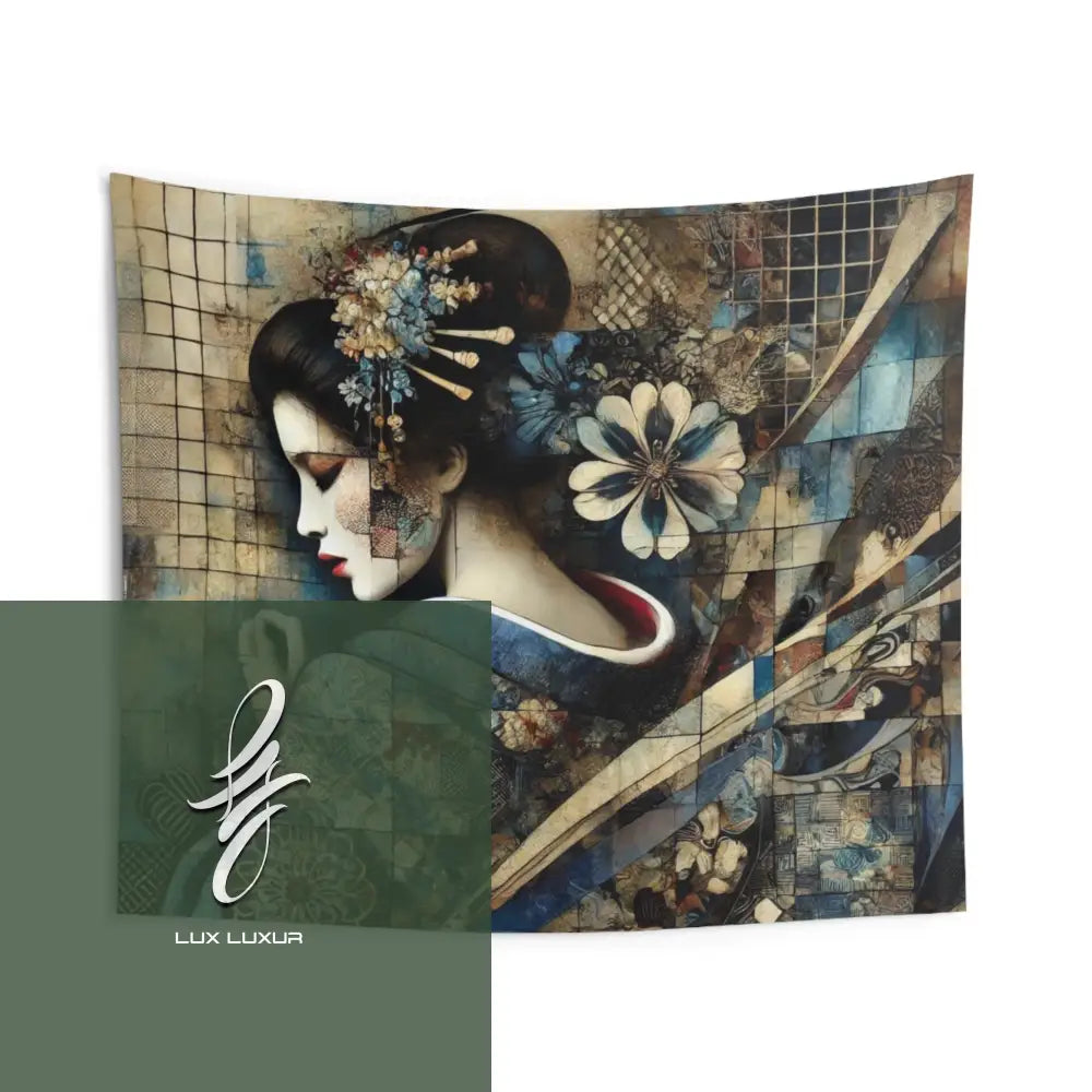 Kira Geisha Indoor Wall Tapestries 104’’ × 88’’ Home Decor