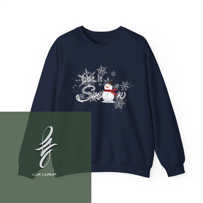 Let It Snowcrewneck Sweatshirt Navy / S