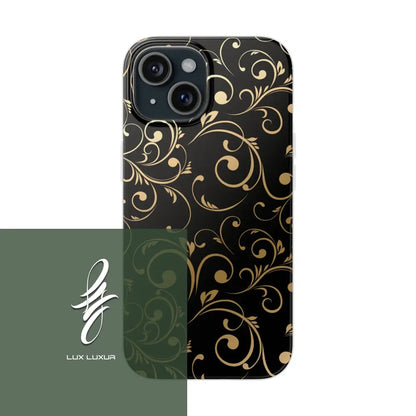 Midnight Gold Phone Case Iphone 15