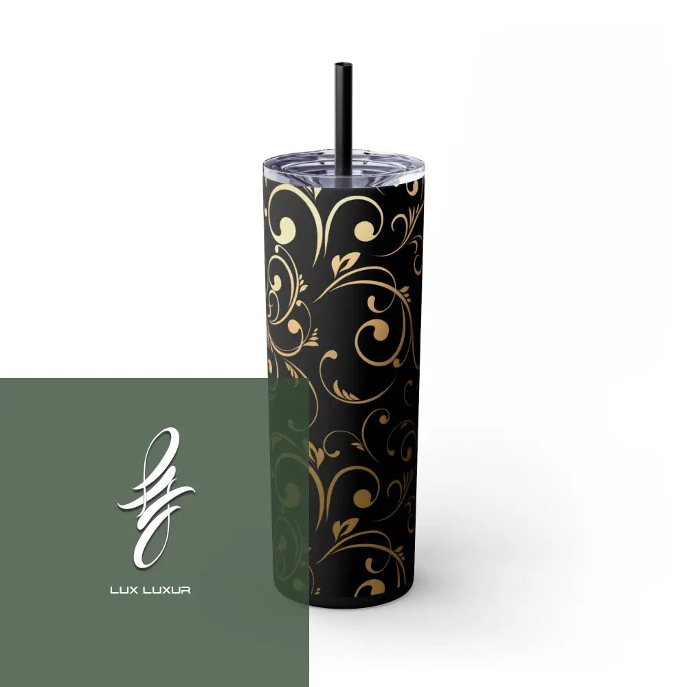 Midnight Gold Skinny Tumbler Matte / Black 20Oz Mug