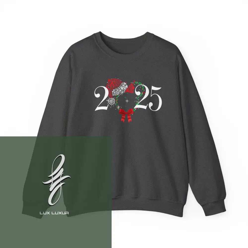 New Year 2025 Crewneck Sweatshirt Dark Heather / S