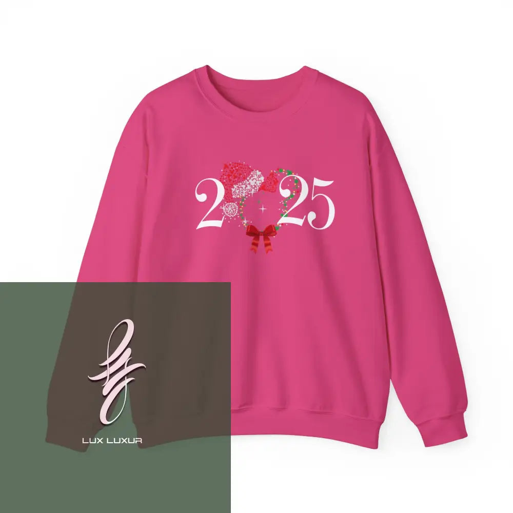 New Year 2025 Crewneck Sweatshirt Heliconia / S