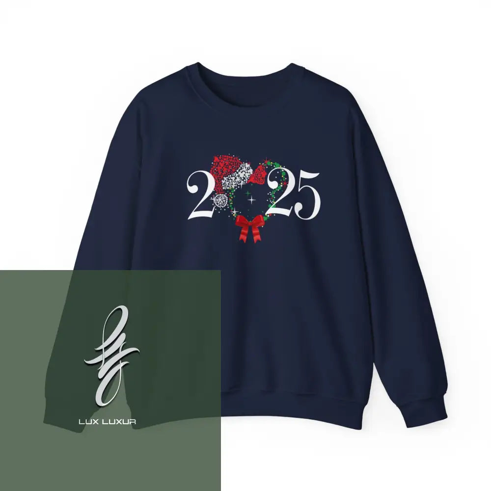 New Year 2025 Crewneck Sweatshirt Navy / S