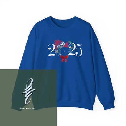 New Year 2025 Crewneck Sweatshirt Royal / S