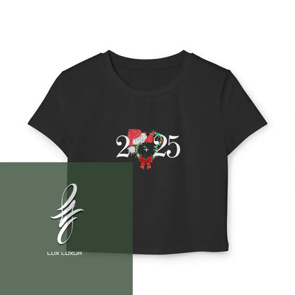 New Year 2025 Women’s Baby Tee M / Black T-Shirt