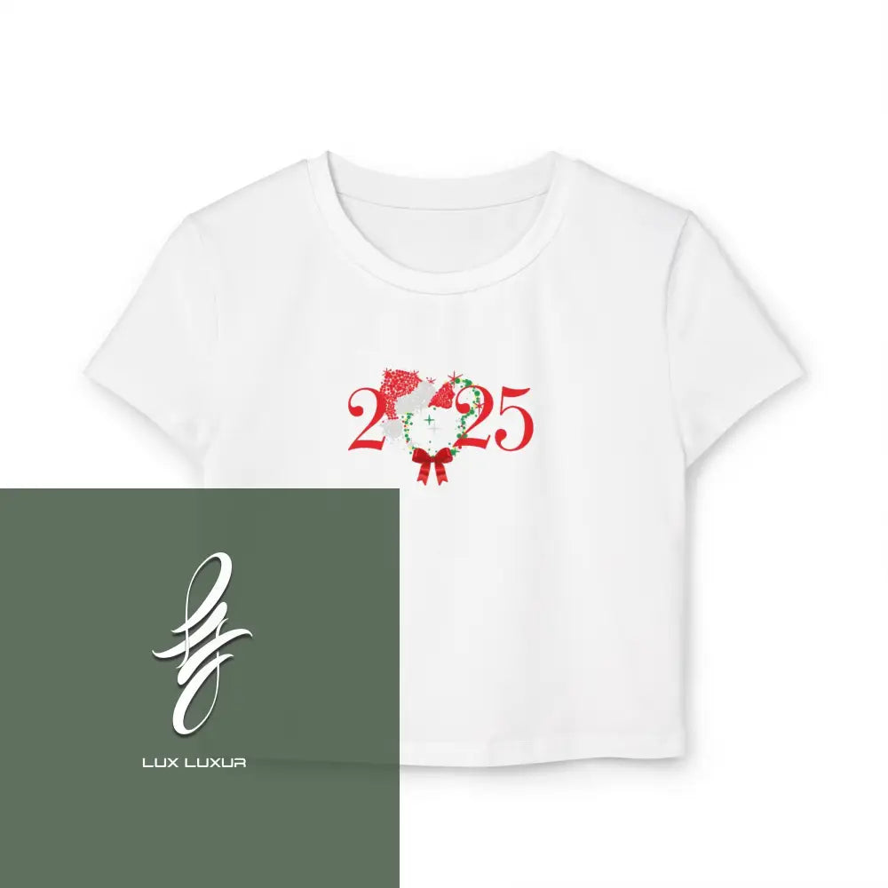 New Year 2025 Women’s Baby Tee M / White T-Shirt