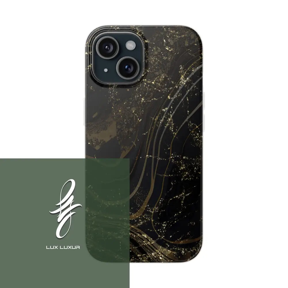 Obsidian Shine Phone Case Iphone 15