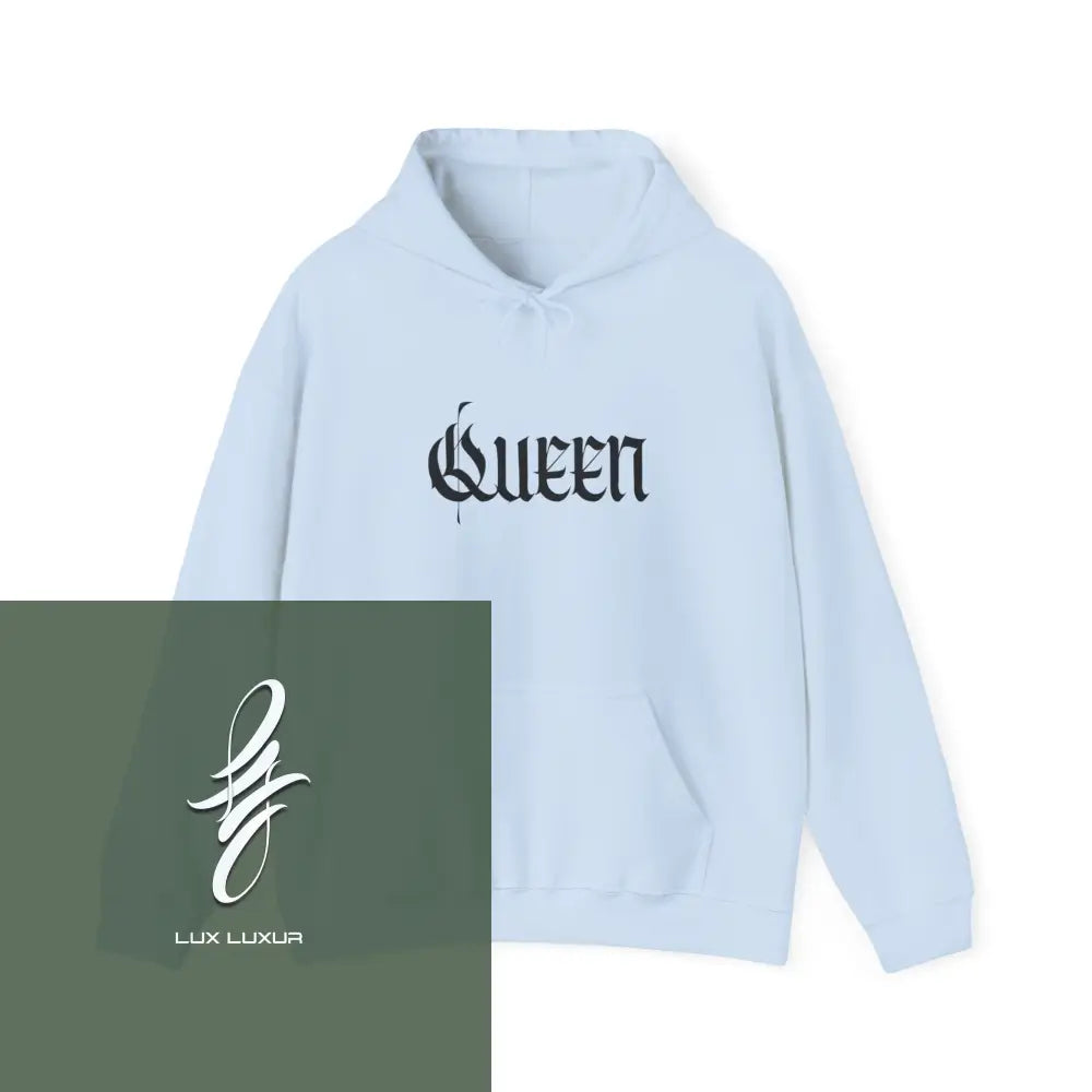 Queen Unisex Heavy Blend™ Hooded Sweatshirt Light Blue / S Hoodie