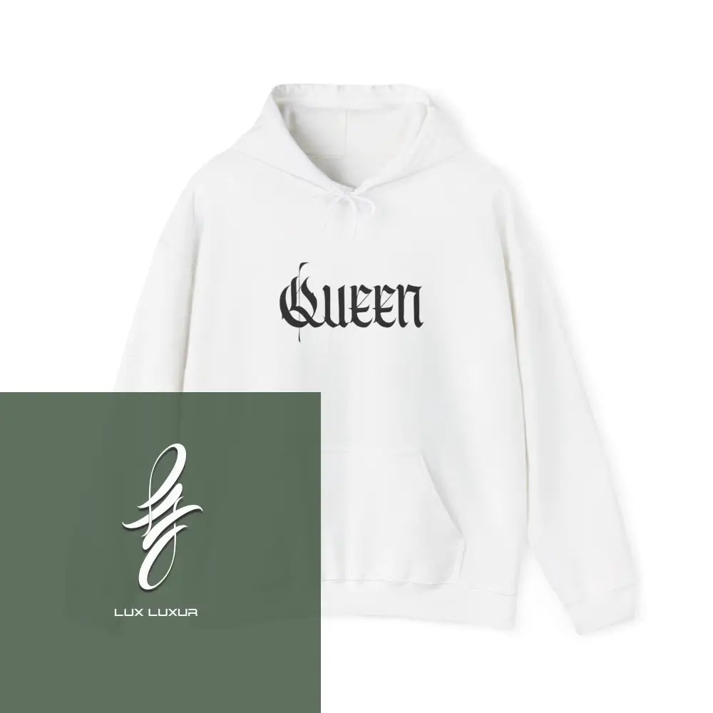 Queen Unisex Heavy Blend™ Hooded Sweatshirt White / S Hoodie