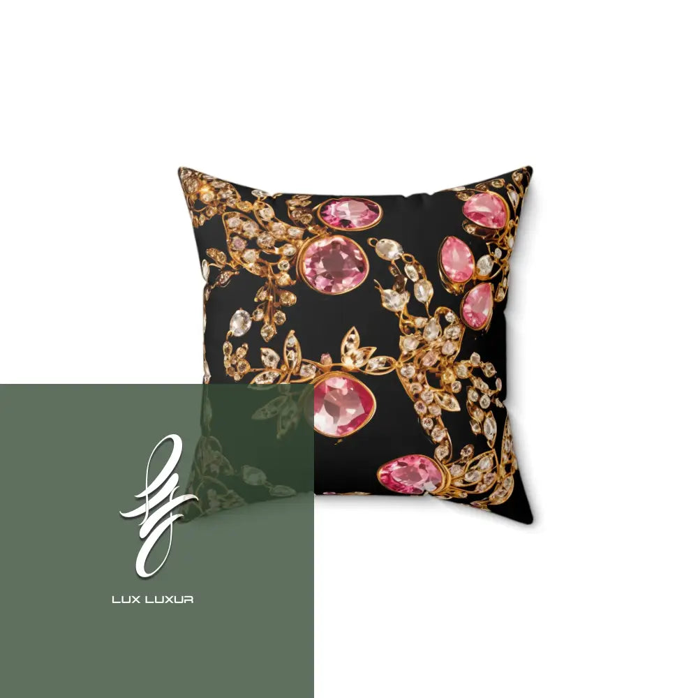 Royal Rosé Square Pillow 14’’ × Home Decor