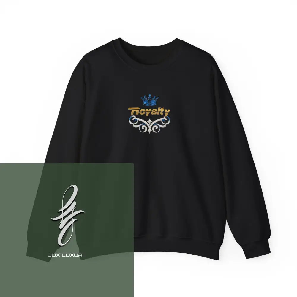 Royalty Crewneck Sweatshirt Black / S