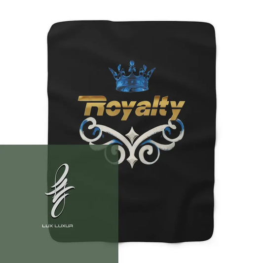 Royalty Sherpa Fleece Blanket 50’’ × 60’’ Home Decor