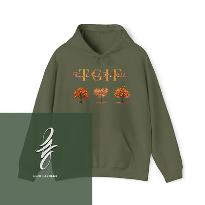 Tgifall Hooded Sweatshirt Military Green / S Hoodie