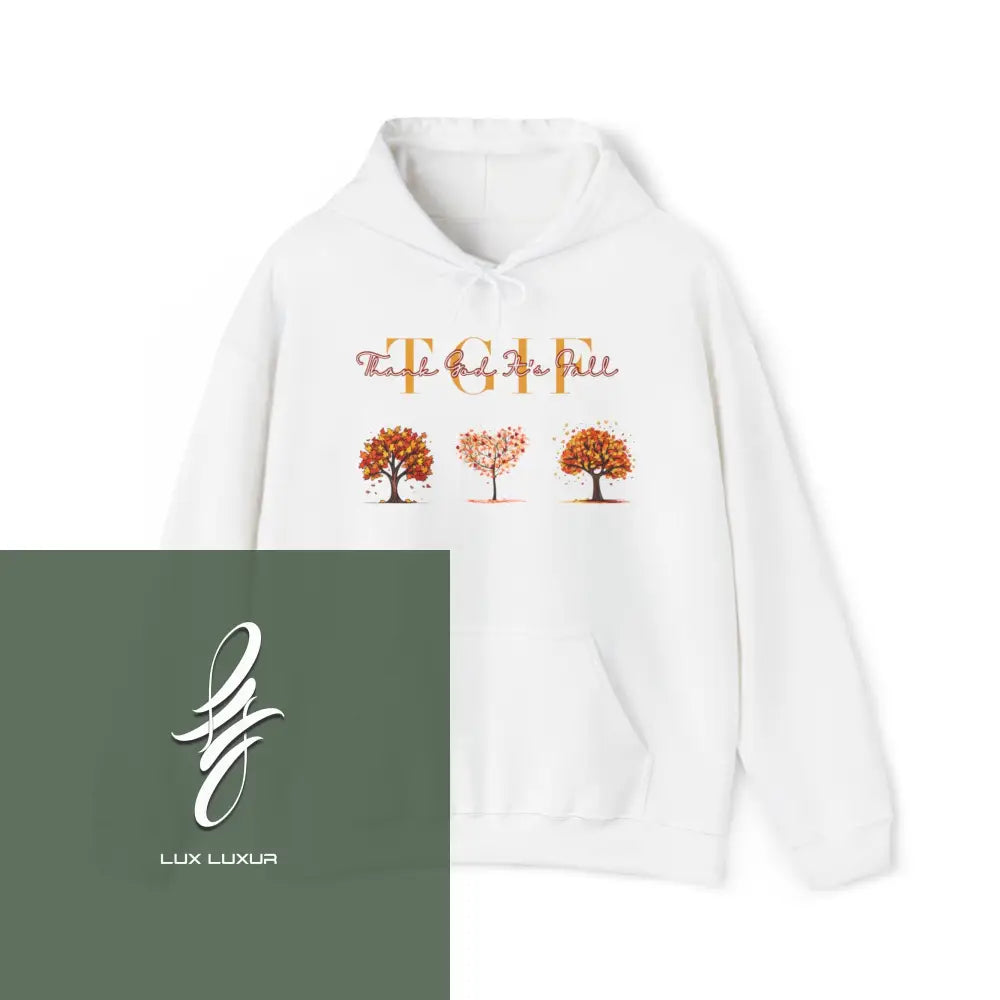 Tgifall Hooded Sweatshirt White / S Hoodie