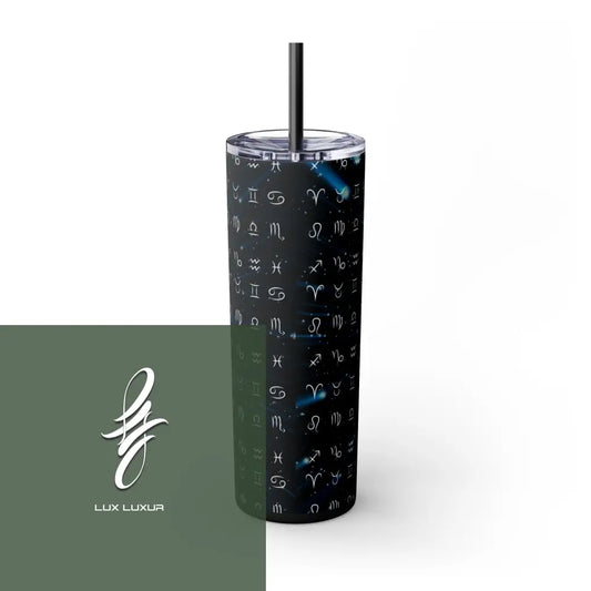 The Zodiac Skinny Tumbler Matte / Black 20Oz Mug