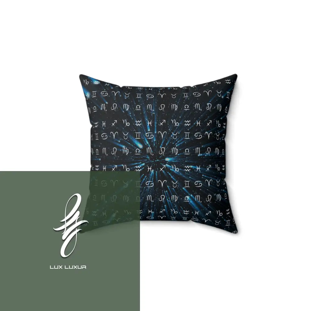 The Zodiac Square Pillow 14’’ × Home Decor